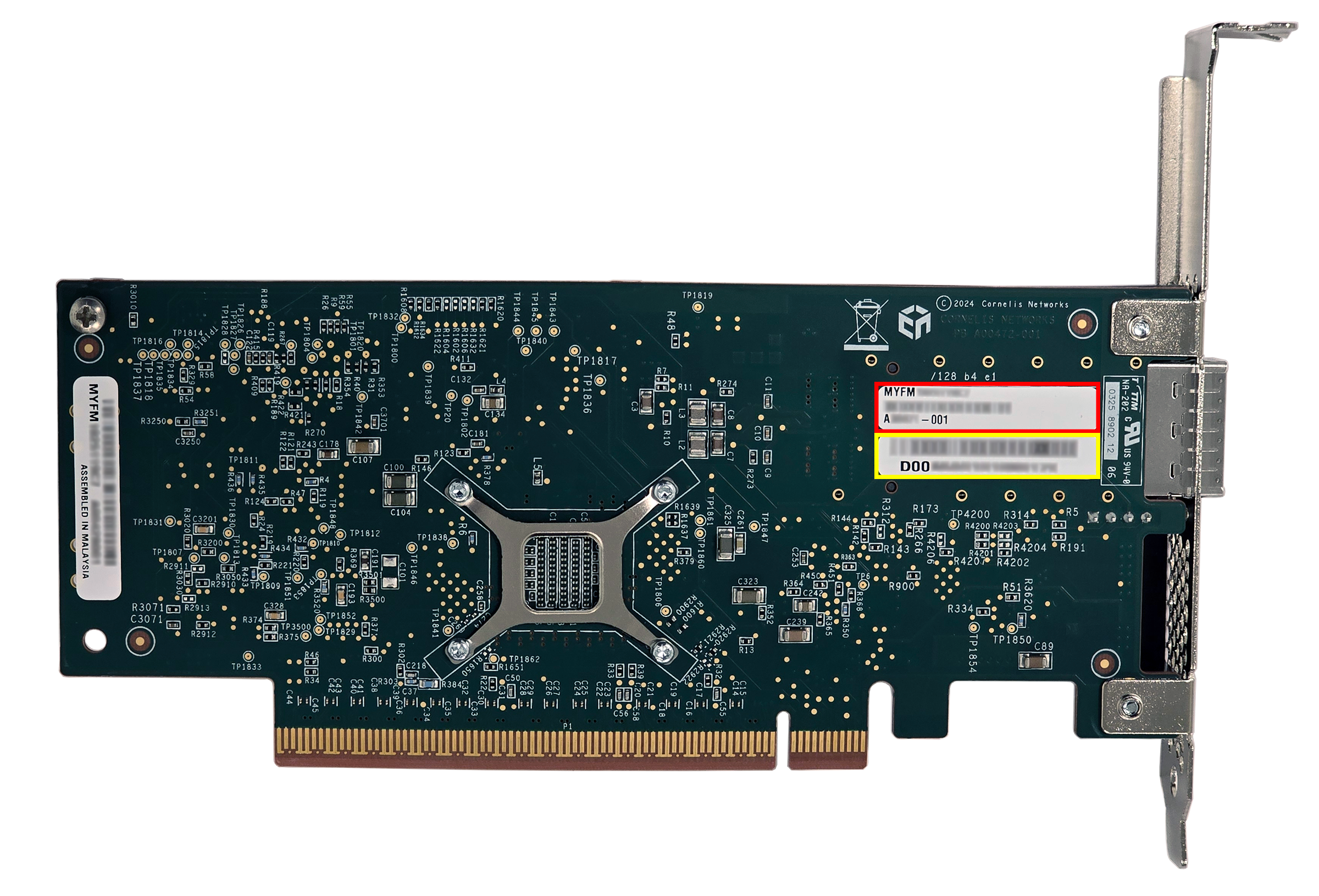 SuperNIC Manufacturing Information